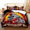 Racing themed bedding 3D printed cartoon monster truck pattern, soft down anti allergy down duvet cover, adult bedding set, teen