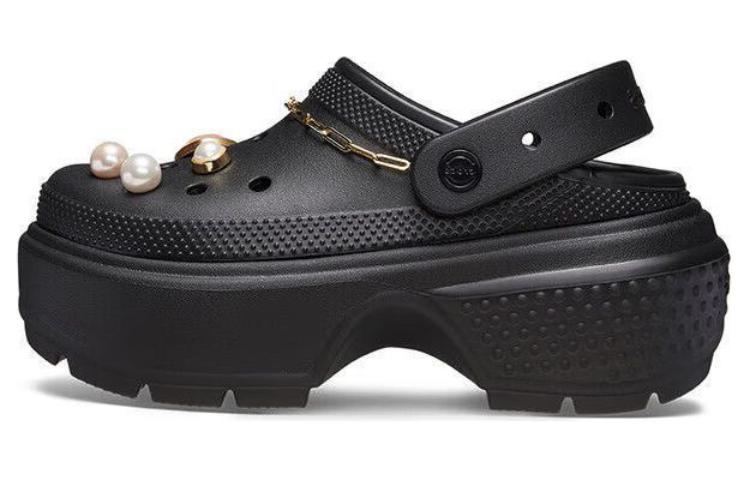 Crocs EVA Clogs 5.5cm Women s Black 210271-001 37-38