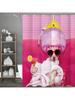 Chihuahua Do Hair Fun Shower Curtain, Bathroom Decorative Shower Curtain, Waterproof Shower Curtain With Hooks
