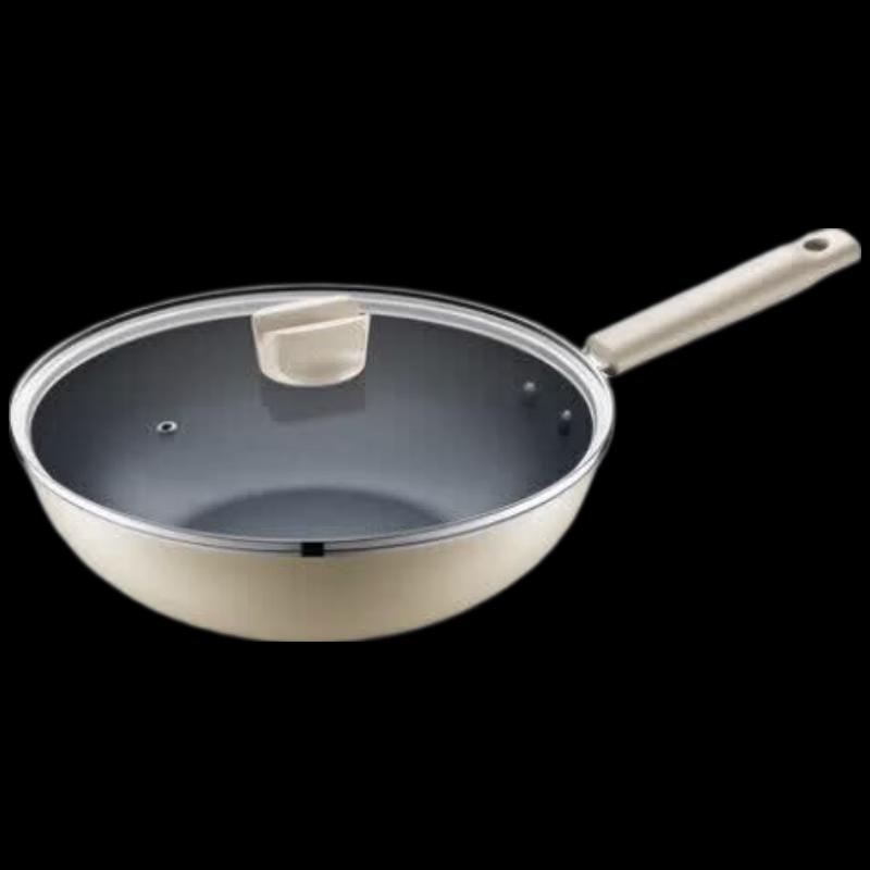 SUPOR 32cm Non-stick Flat-Bottom Wok