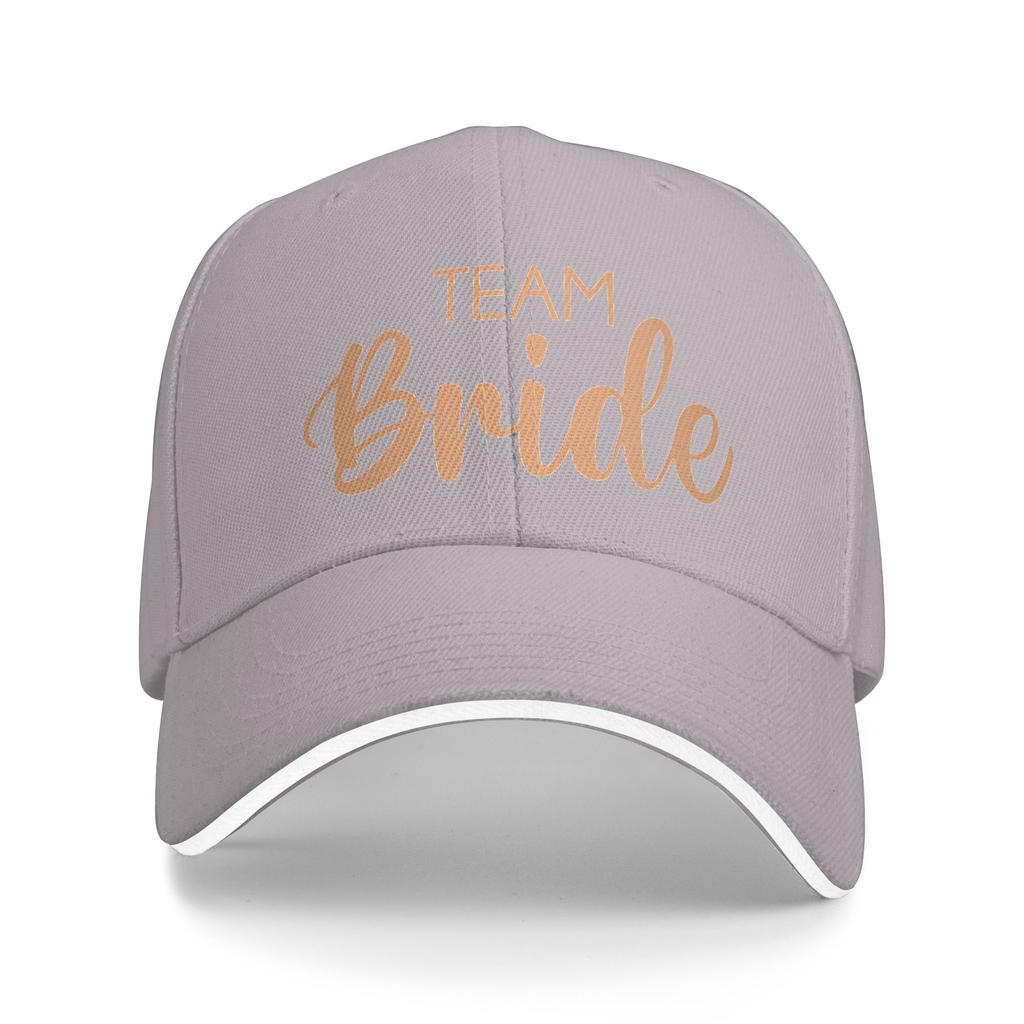 Chapéu de Baseball com Estampa de Corações para Festa de Despedida de Solteira da Noiva, Equipe Sol, Moda Verão Hip Hop para Casal, Mulheres, Esportes ao Ar Livre, Bonés de Baseball