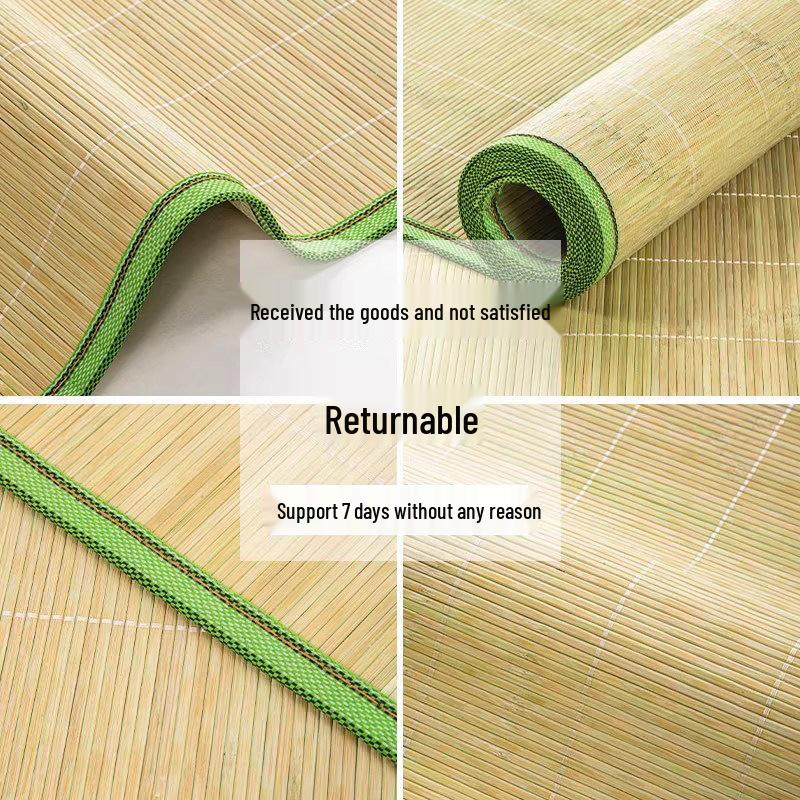 Free Shipping Bamboo Cool Mat for Student Dorm Dormitory Single Bed 0.9m Original Color Summer Season.