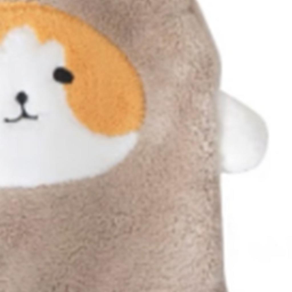 Towel Dog Pattern Coral Fleece Strong Water Absorption Fast Drying Hanging Hand Towel Brown