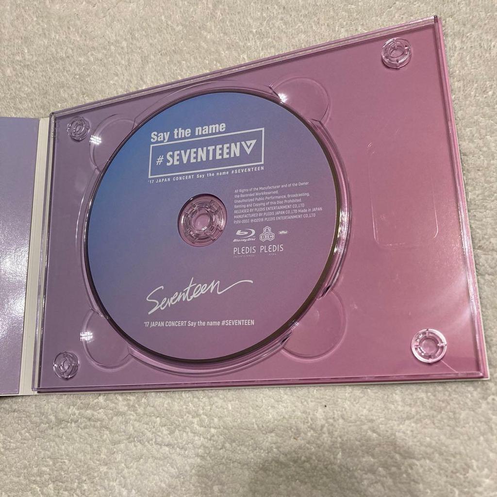 [USED] SEVENTEEN Say the name DVD Blu-ray