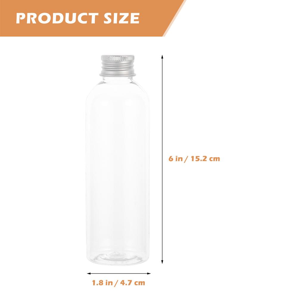 10Pcs Drink Bottles Premium Pet Portable Clear Bottles for Juice Water Milk Storage Reusable Household Plastic Containers