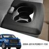 Center Console Cup Holder Replacement Pad Black Compatible With Ford F150 2004-2014 Center Console Cup Holder Pad