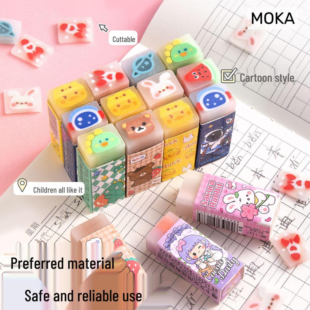 Fruit-Shaped Jelly Eraser: Cute, Clean Art Correction for Kids