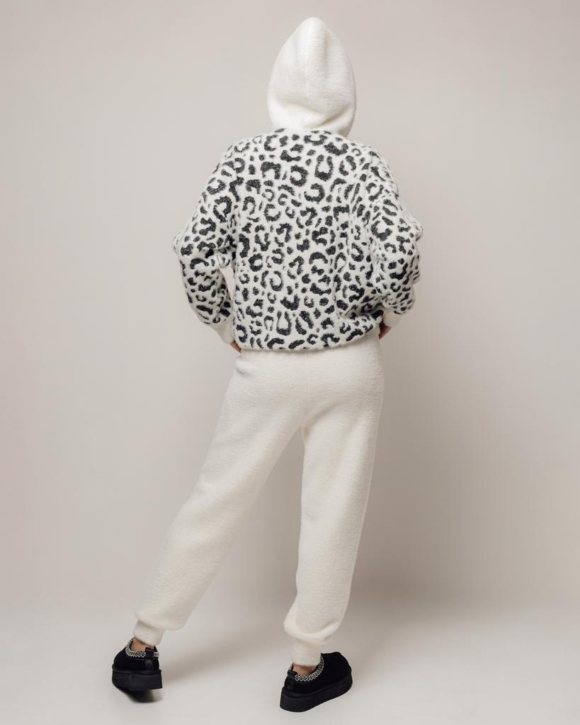 Women's Leopard Suit 30111 White Jacket Pants