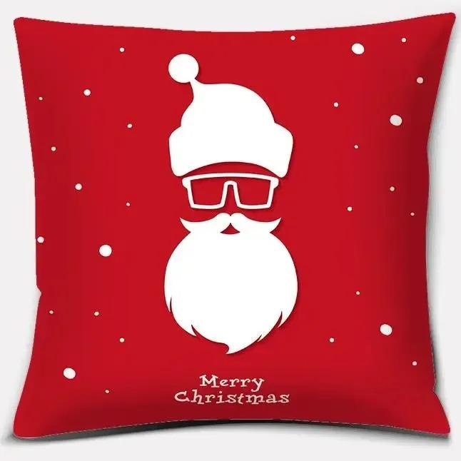 Christmas Themed Pillowcases Car Accessories Office Santa Claus Living Room Sofa Home Decoration Pillowcases