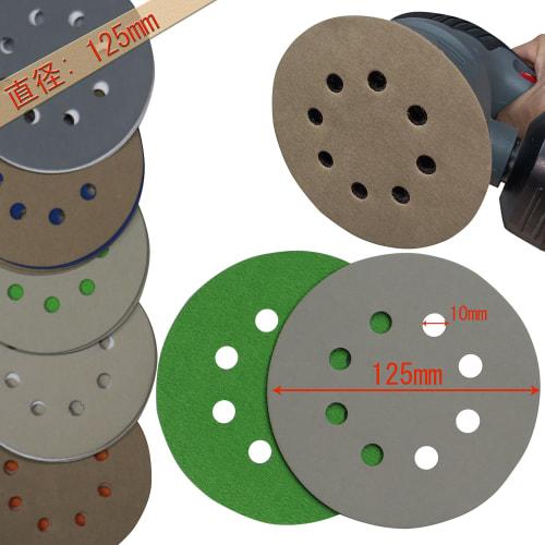 Aewio 28-Piece 125mm Waterproof Sandpaper, #1000 - #10000, Round, 8-Hole, for Sanding, Mirror Polishing, 1000, 2000, 2500, 3000, 5000, 7000, 10000, 4