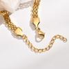 European Stainless Steel Mesh Bracelet: Women's & Children's DIY Engravable Titanium Steel Plate