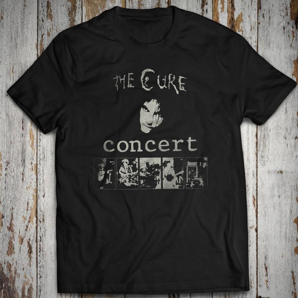 Classic Robert Smith The Cure Shirt Concert Live Rock Tee Disintegration