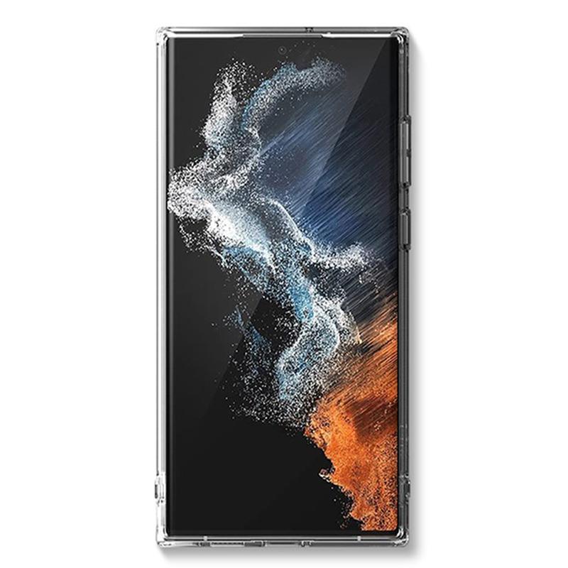 For Samsung Galaxy S24 Ultra Case Magnetic TPU Crystal Phone Back Shell