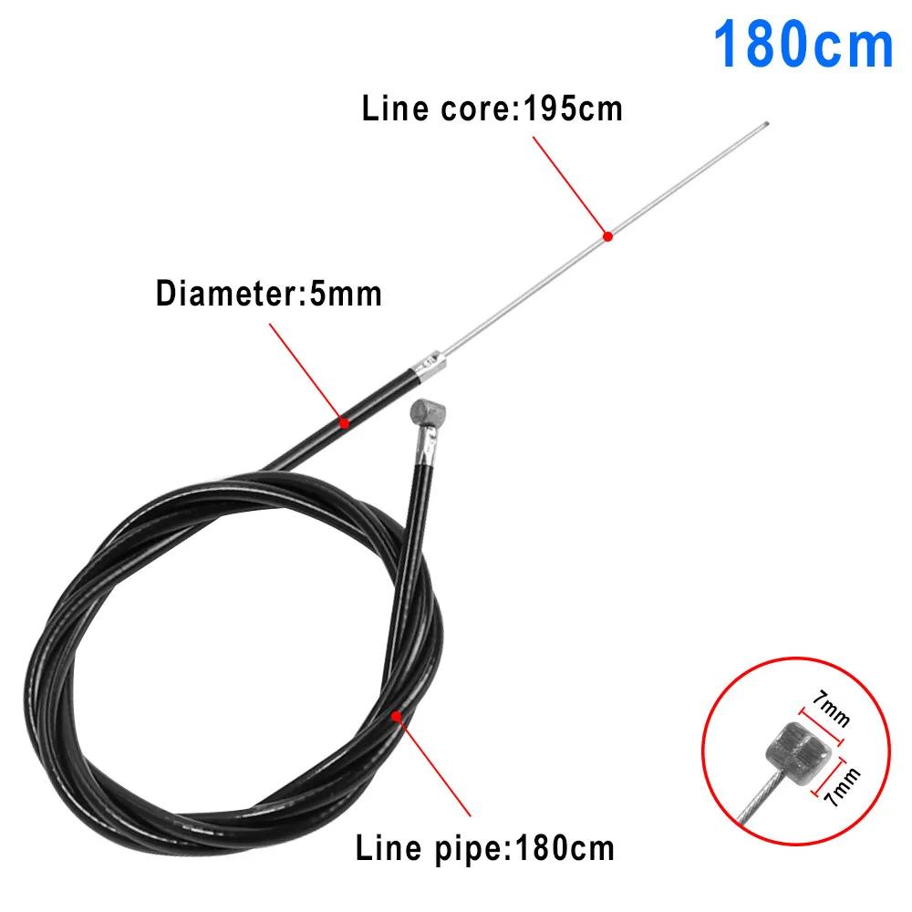 Universal Brake Cable Front Rear Drum Brake Line From 50cm to 200cm Rear Wire Pull Wire for Electric Scooter Accessories
