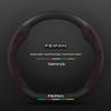 Suede Genuine Leather Steering Wheel Cover for Rising Auto F7, ER6, MARVEL R, R7