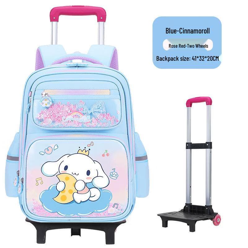 Лёгкий детский рюкзак на колёсиках Miaoqiao Small