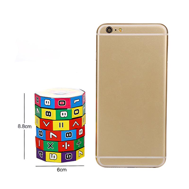 Kids Mathermatics Numbers Magic Cube Toy Puzzle Hand Spinner Game Gifts