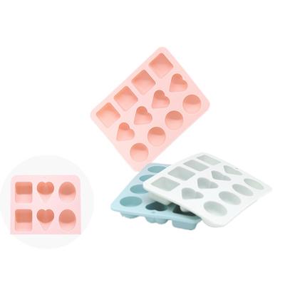 (SU)Drei-in-eins-Eiswürfelbereiter, wiederverwendbarer quadratischer Eisbereiter aus lebensmittelechtem Silikon