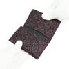 Inden Business Card Holder Large Capacity Deerskin Purple X Black Lacquer Small Rose Pattern [Indenya] 2501-06-176