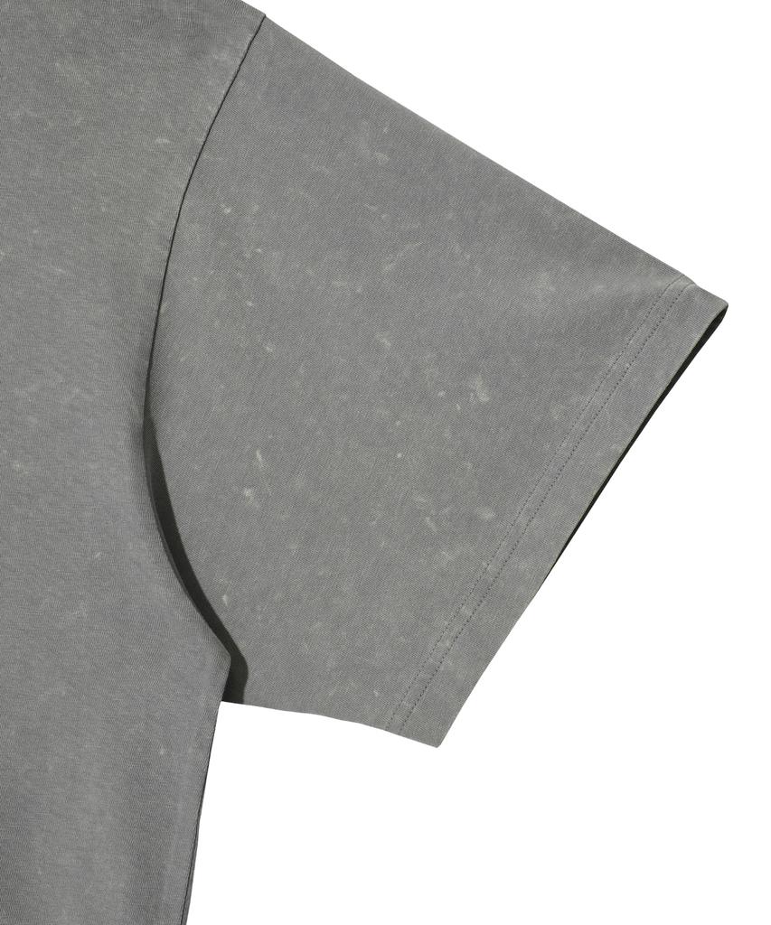 Treasure Magazine Comet Washed Short Sleeve T-Shirt Gray