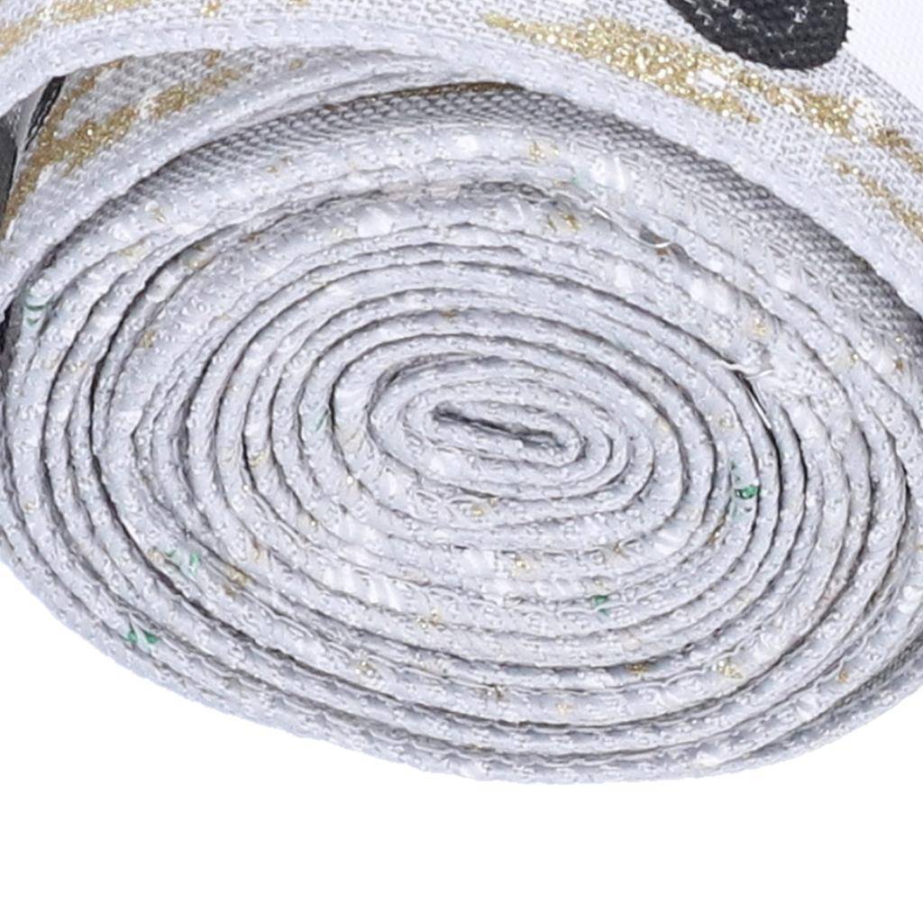 6 Yards Christmas Ribbon Cute Patterns Attractive Design 2 Colors Beautiful Practical   Wrapping Ribbon for Decoration