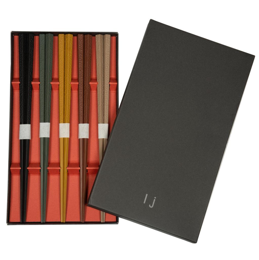 Ij Large Suitable for Cooking and Up To 180 and Manufactured In Our Own Factory In Ishikawa Easy To Pentagonal Chopsticks with a Tsuchime Stylish and