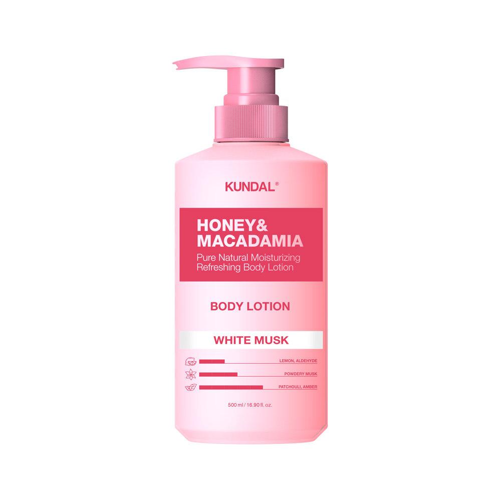 

KUNDAL Honey & Macadamia Pure Body Lotion White Musk 500ml x1