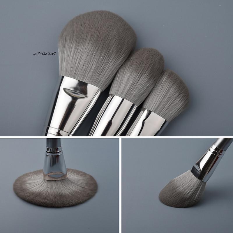 14 Stück Ultraweiches Make-up-Pinselset Vollgesicht Puder Lidschatten Professionelle Kosmetikpinsel Weiche Borsten für Make-up