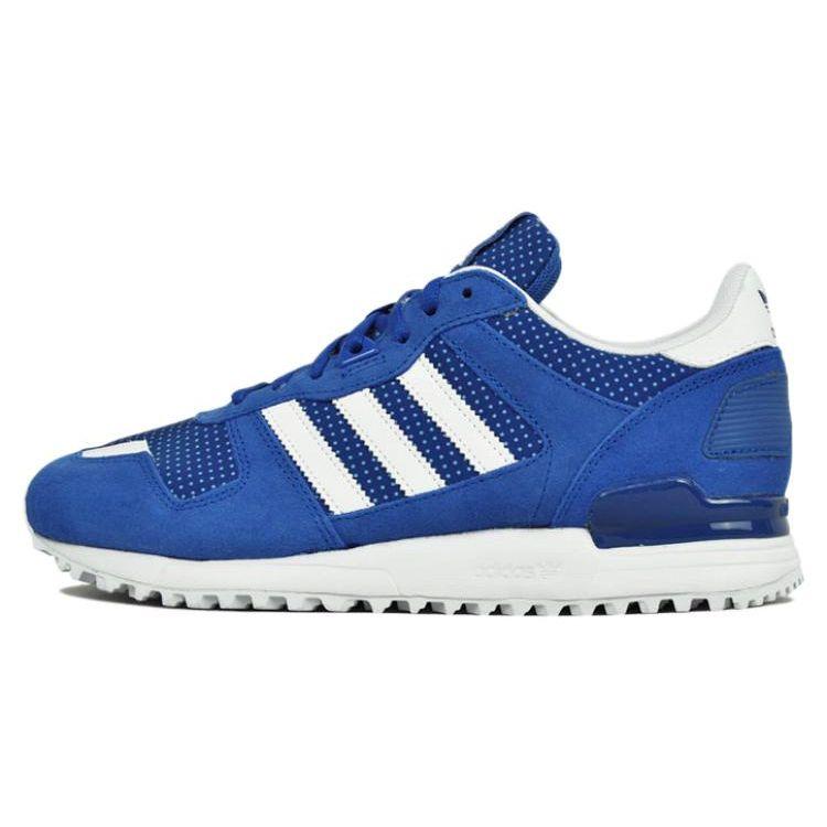 Adidas Originals ZX 700 Cushioning Slip-Resistant Durable Low-Top Lifestyle Shoes Women Sneaker Blue M19420