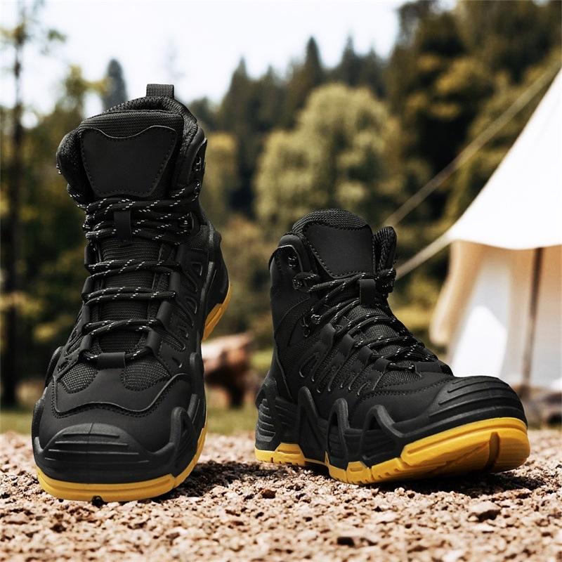 22 autumn Martin shoes long casual tactical boots outdoor combat hiking shoes waterproof hiking hiking shoes