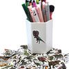 50pcs Funny Dinosaur Stickers Cartoon Decals Toy Stationery Guitar Phone Bicycle Laptop Luggage Car Graffiti Kids Sticker
