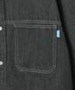 Ucla Unisex Denim One-Pocket Oversized Shacket [Dk-Grey](Ub9Dj70)