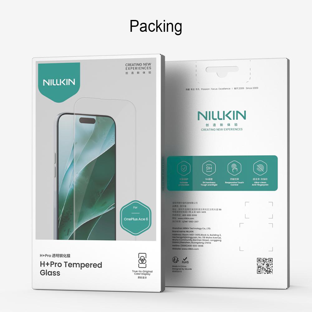 For OnePlus Ace 6 Glass Nillkin Amazing H+Pro 0.2MM Screen Protector Tempered Glass Film