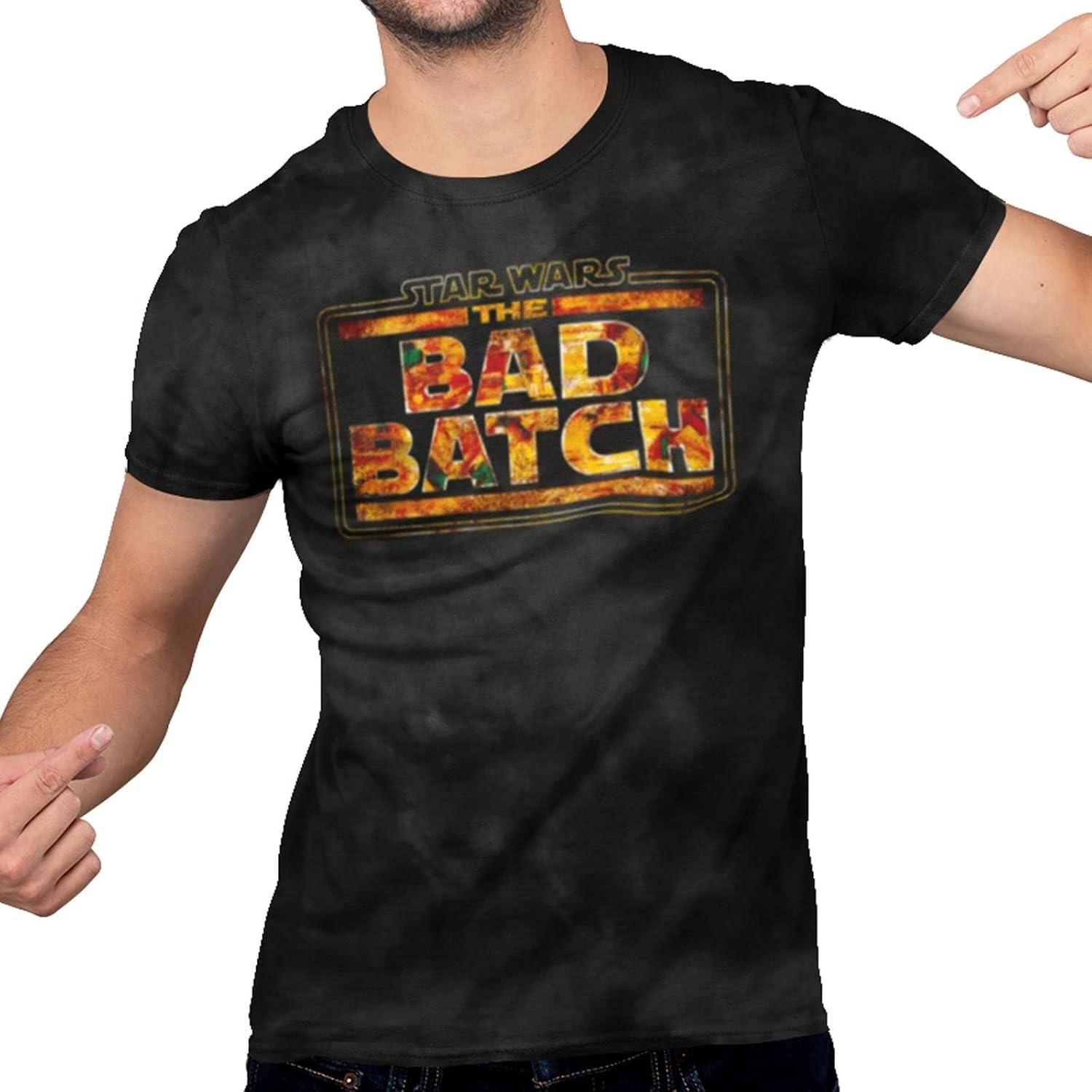 STAR WARS The Bad Batch Logo Tie Dye Adult Men s Graphic T-Shirt S