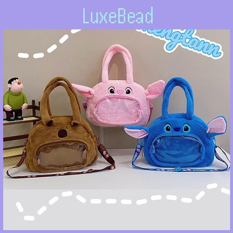 Stitch Fashionable Lilo Plush Girl Bag Large Capacity Material Daily Occasion