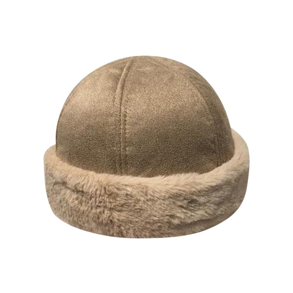 Versatile Winter Landlord Hats Retro Lamb Wool Hat Fahsion Melon Hat  Winter