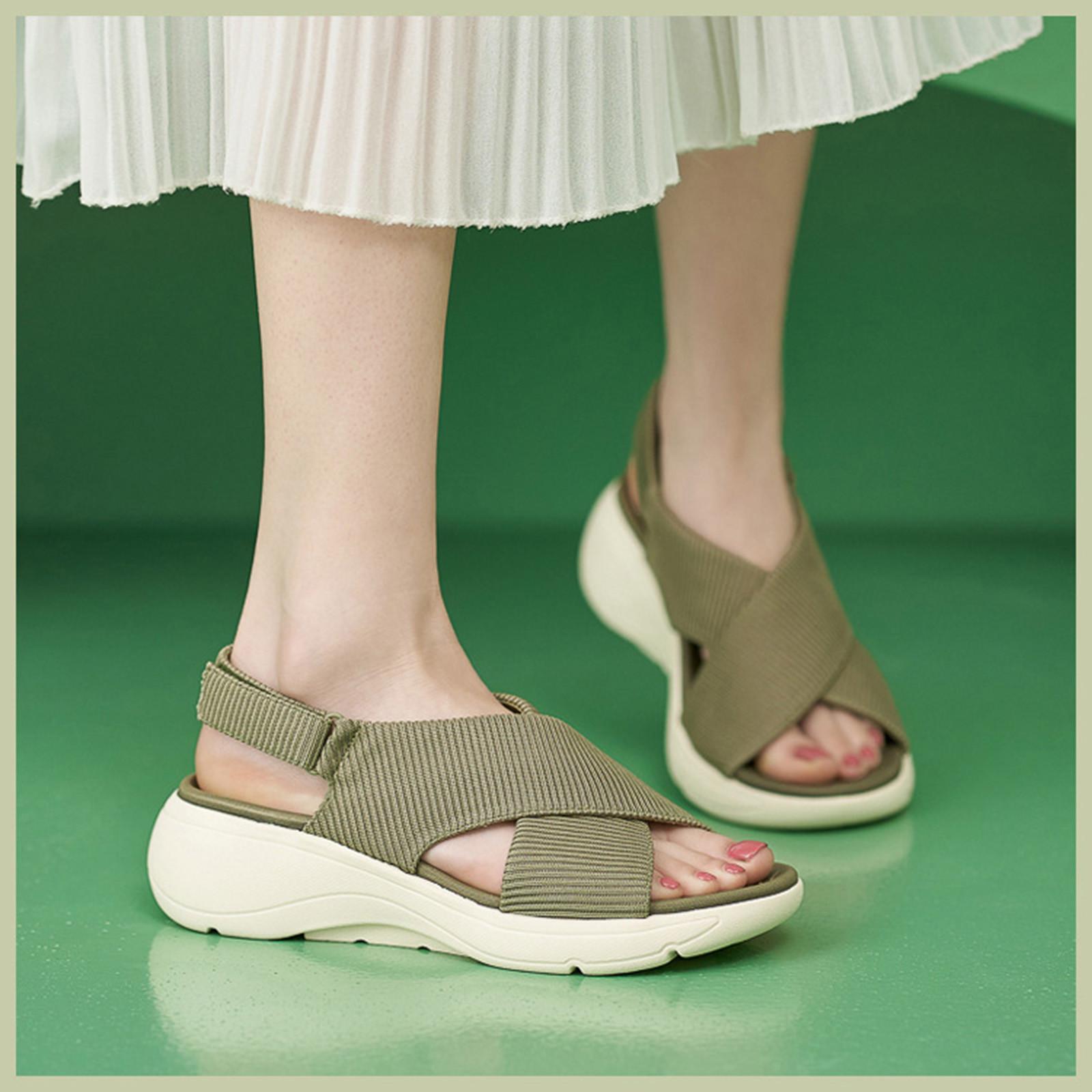 Women s Color Flat Bottomed Casual Beach Shoes Sandals Women s Shoes 35 2870₽