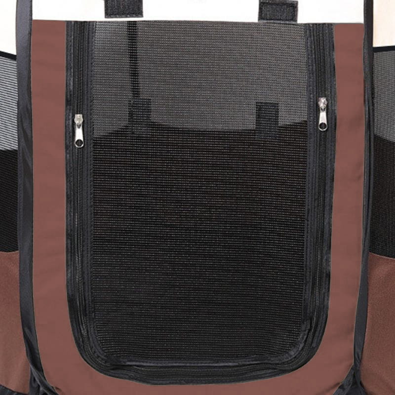 Dog/Cat Playpen 74X74X43Cm - Brown