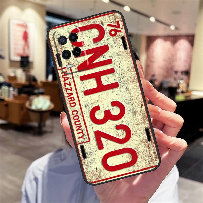 License Plate Number Case For Oppo A40 A60 A80 A18 A38 A58 A78 A98 A16 A76 A96 A15 A17 A77 A74 A94 A54 A57S Cover
