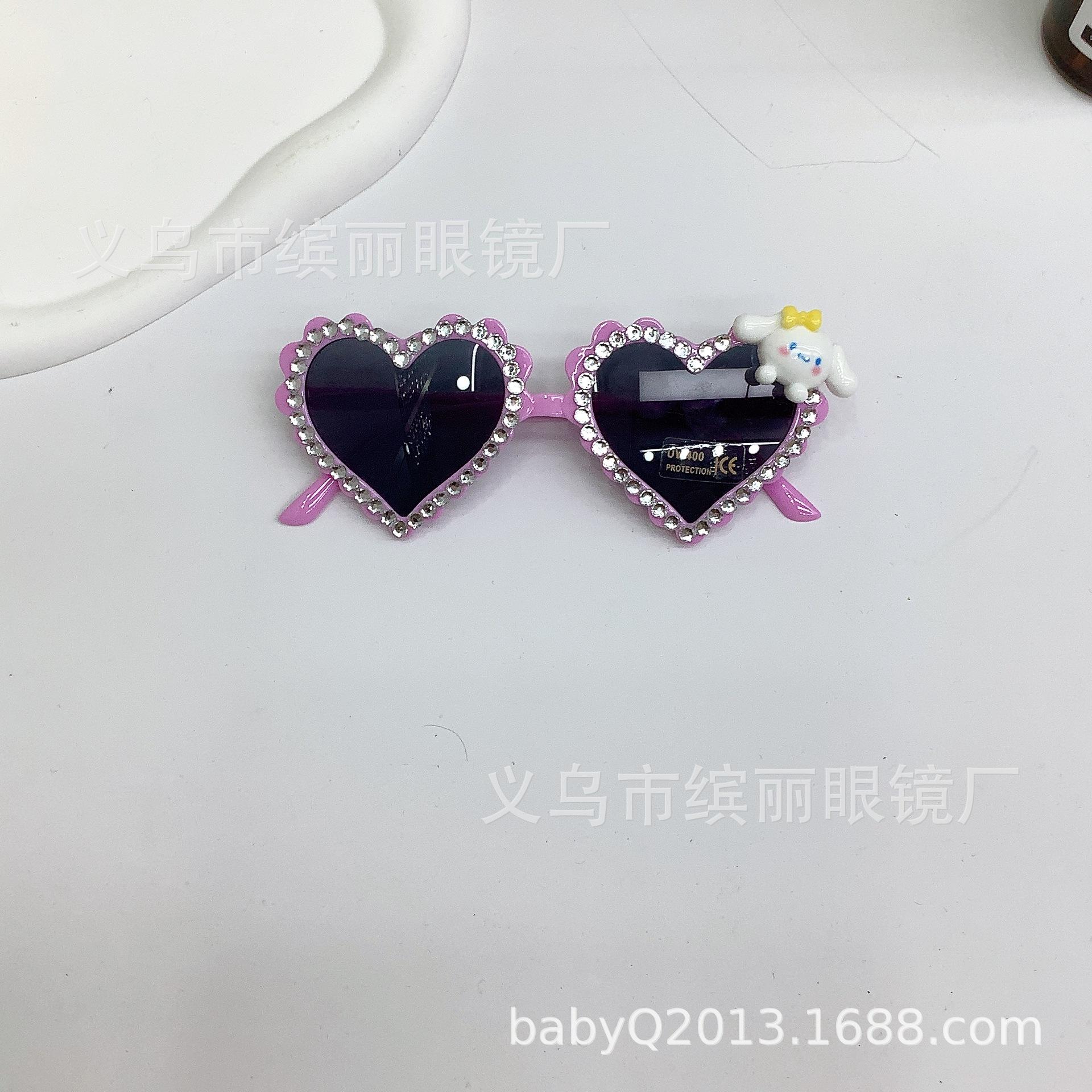 

Модные детские солнцезащитные очки с мороженым, персиковым сердцем и липким бриллиантом, персонализированные очки для путешествий, уличные солнцезащитные очки Tide