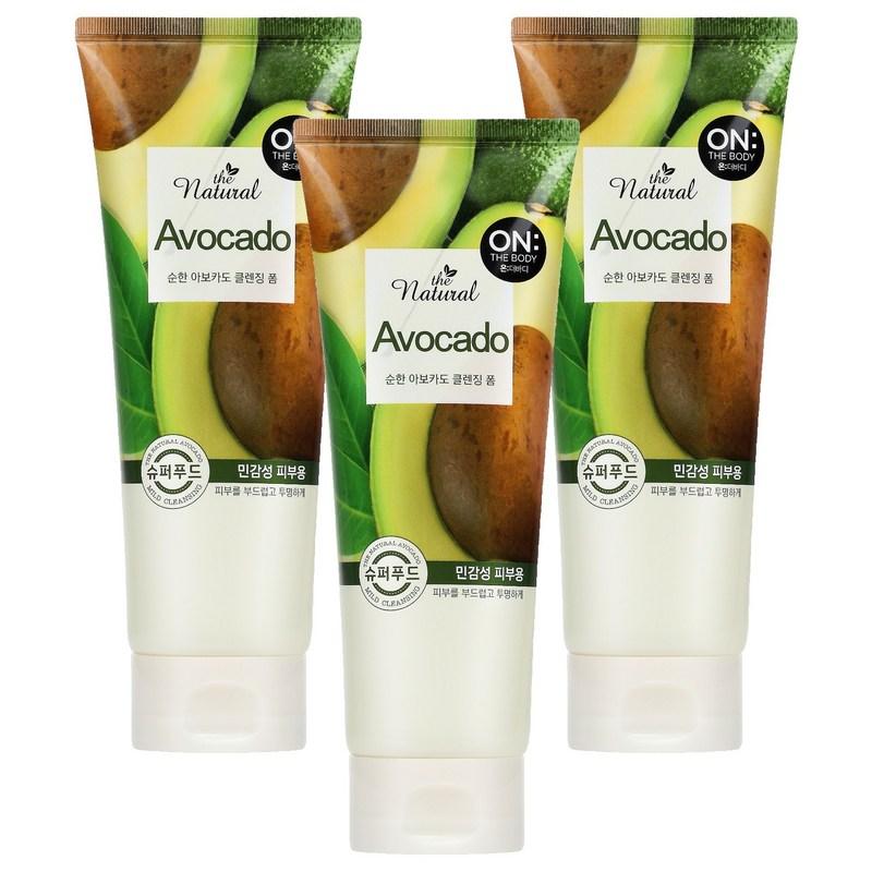 On the Body The Natural Avocado Gentle Cleansing Foam, 200g, 3 pcs