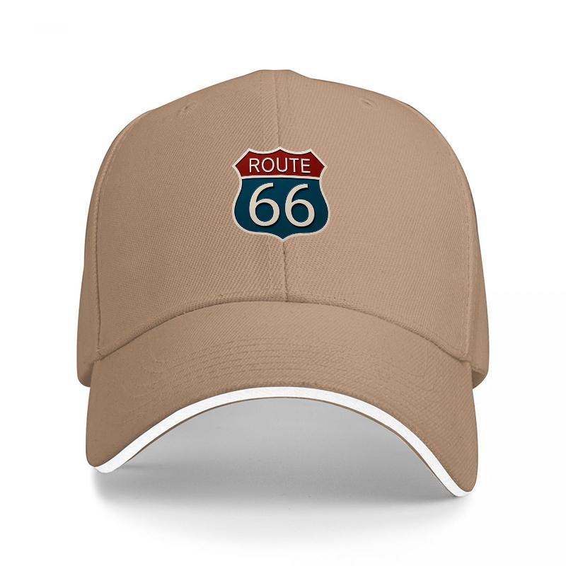 BERRETTO BASEBALL CLASSICO ROUTE NERO CON ICONICO DISEGNO EMBLEMA AUTOSTRADALE PER Unisex E DONNE ACCESSORIO STILE STRADALE