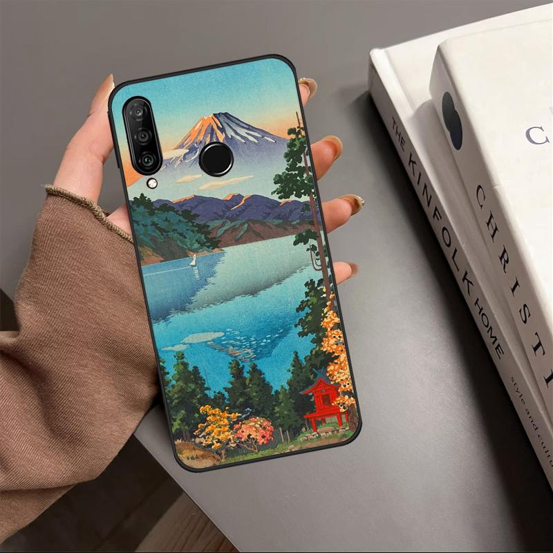 Japan Scenery For Huawei Nova 10 9 SE Y91 Y61 Y90 Y70 Y60 Y72 12s 12i 11i 7i 8i P60 Pro P30 P40 Lite Case
