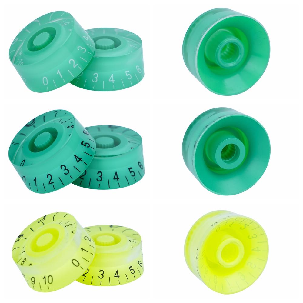 1Pcs Guitar Volume Knobs Top Hat Knobs Speed Volume Tone Pedal Control Knobs For Electric Guitar Bass 29 Colors