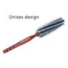 Round Styling Hair Brush High Temperature Resistant Prevents Static Boar Bristle Round Brush for Salon Home 12s Minimum Size