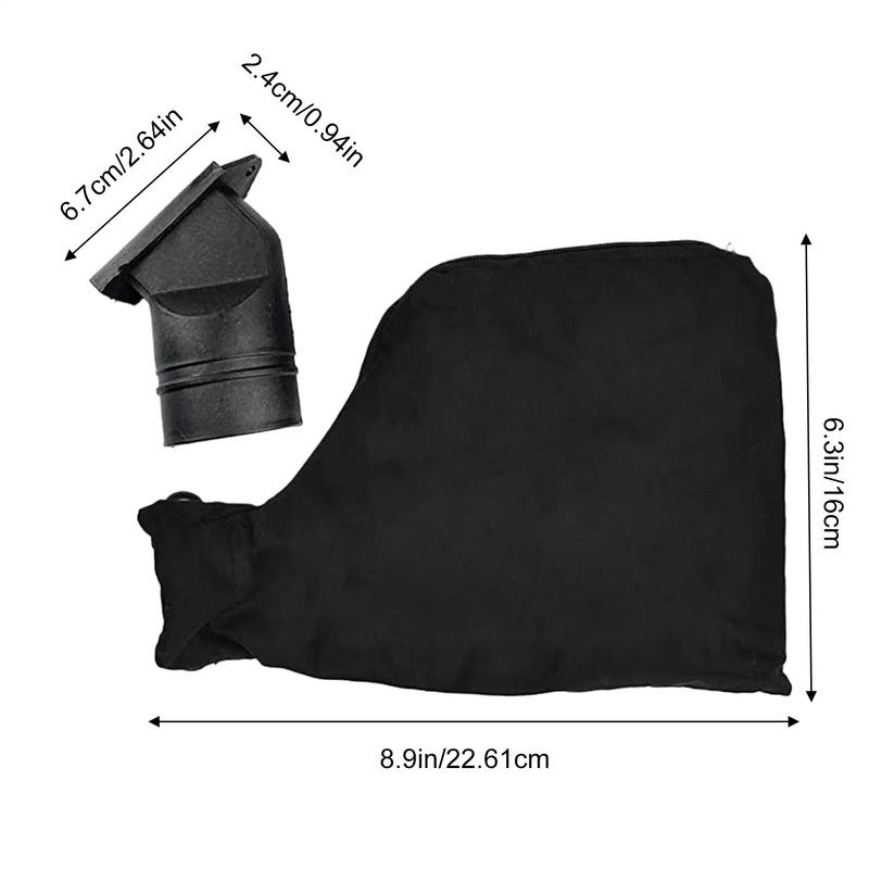 1/4pcs Anti-dust Cover Bag Belt Sander Black Dust Collector Bags For 255 Miter Saw Belt Sander Power Tool Accessories