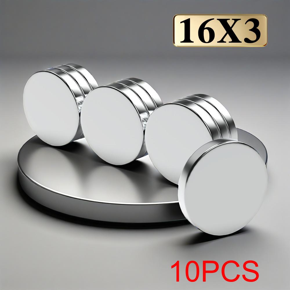 16x3mm Imans Refrigerator Magnets for DIY Office Whiteboard Workshop Suitable Tools Home Workplace