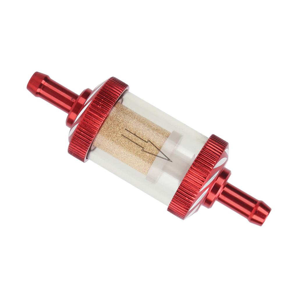 Motorcycle Fuel Gasoline Filter Carving ABS Heat Resistance for 6mm Diameter Motorbike