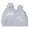 Oversized Hooded Sweatshirt With Graphic Print Teens Unisex Loose Fit Winter Streetwear