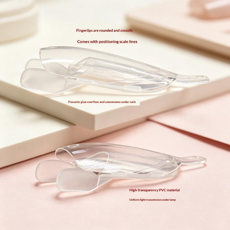 Forme Doppie per Unghie Sandwich 30/60/120pz Trasparenti Design a Razzo Full Cover Stampi per Estensioni Manicure per Tecnici Unghie Professionali